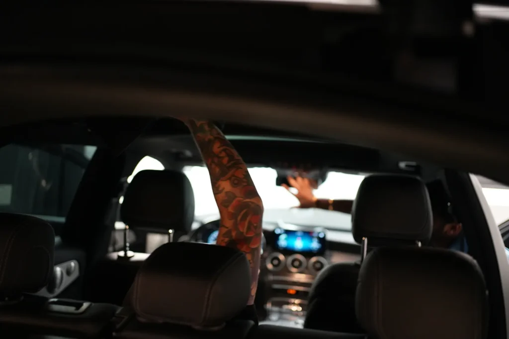 car interior detailing