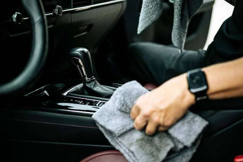 car interior detailing