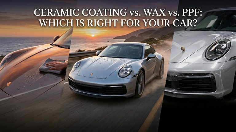 Ceramic Coating vs. Wax vs. PPF